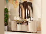 Paris 83" Wide 4 Door Buffet With Mirror - Gate FurnitureBuffets & Sideboards