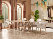 Paris 94" Wide 8 Person Dining Table - Gate FurnitureDining Tables