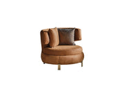 Paris Chair Brown in Brown - 101-PAR-ZEG04-B