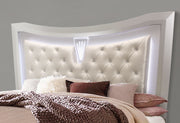 Paris Champagne Queen Bed Group With Led - Gate FurnitureBedroom Set