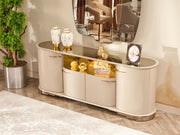 Paris Diningroom (Consol With Mirror & Dining Table & 6 Dining Chair) - 115-PAR-SET
