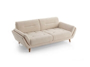 Paris Eli 4-pieces (2 Sofa & 2 Chair) Livingroom in Beige - Brown - 200-ELI-PAR-T-885-P8-02-3311