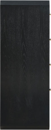 Parker Ash Veneer Chest in Black - 300Black-CH