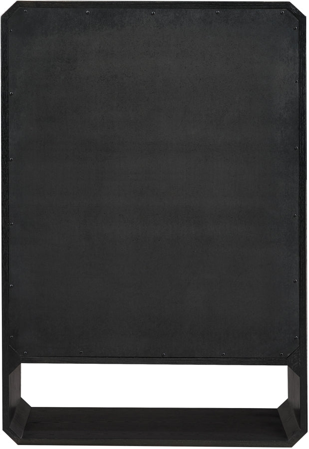 Parker Ash Veneer Chest in Black - 300Black-CH