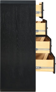 Parker Ash Veneer Chest in Black - 300Black-CH
