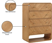 Parker Ash Veneer Chest in Natural - 300Natural-CH