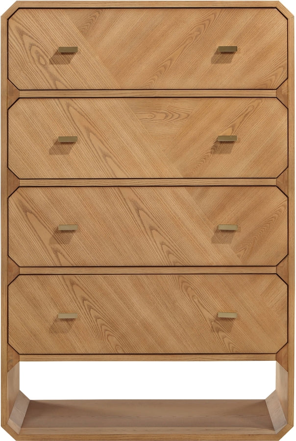 Parker Ash Veneer Chest in Natural - 300Natural-CH