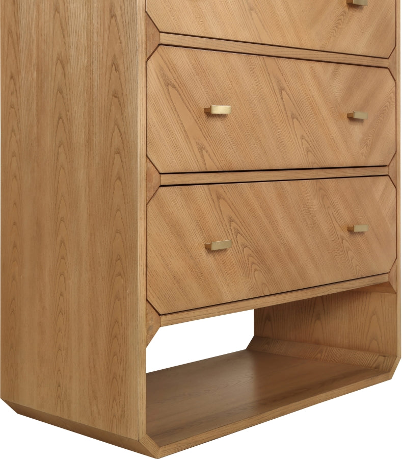 Parker Ash Veneer Chest in Natural - 300Natural-CH