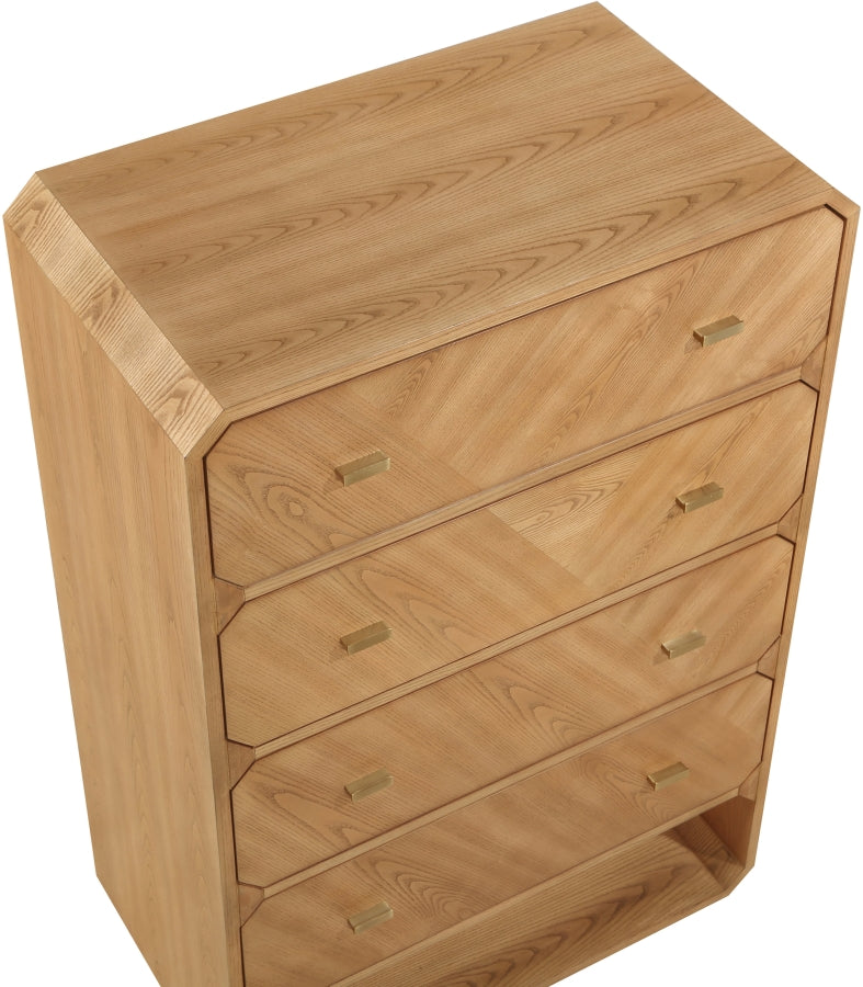 Parker Ash Veneer Chest in Natural - 300Natural-CH