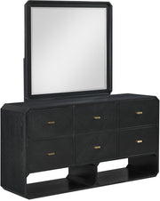 Parker Ash Veneer Dresser in Black - 300Black-D
