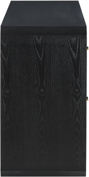 Parker Ash Veneer Dresser in Black - 300Black-D