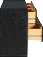Parker Ash Veneer Dresser in Black - 300Black-D