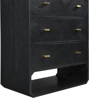 Parker Ash Veneer Dresser in Black - 300Black-D