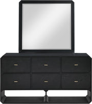 Parker Ash Veneer Dresser in Black - 300Black-D