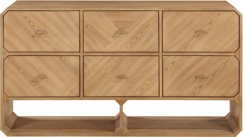 Parker Ash Veneer Dresser in Natural - 300Natural-D