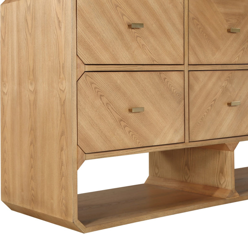 Parker Ash Veneer Dresser in Natural - 300Natural-D