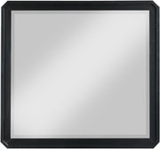 Parker Ash Veneer Framed Mirror in Black - 300Black-M
