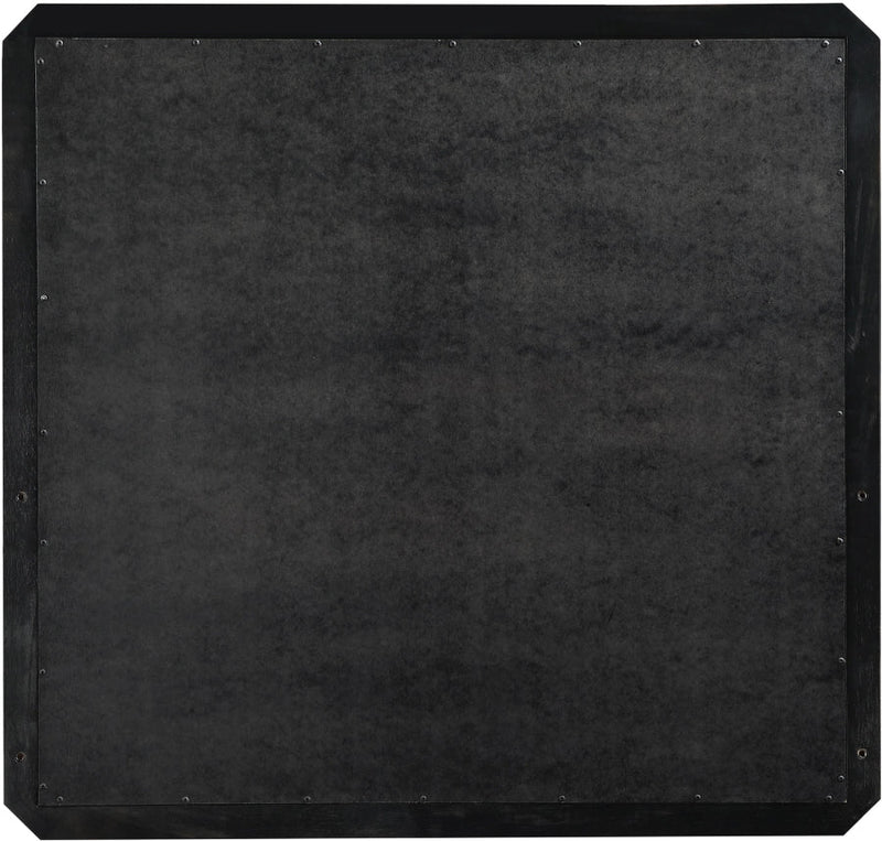 Parker Ash Veneer Framed Mirror in Black - 300Black-M
