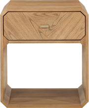 Parker Ash Veneer Nightstand in Natural - 300Natural-NS
