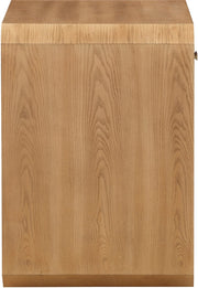 Parker Ash Veneer Nightstand in Natural - 300Natural-NS