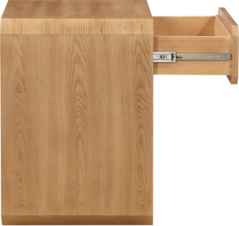 Parker Ash Veneer Nightstand in Natural - 300Natural-NS