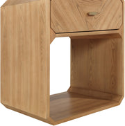 Parker Ash Veneer Nightstand in Natural - 300Natural-NS