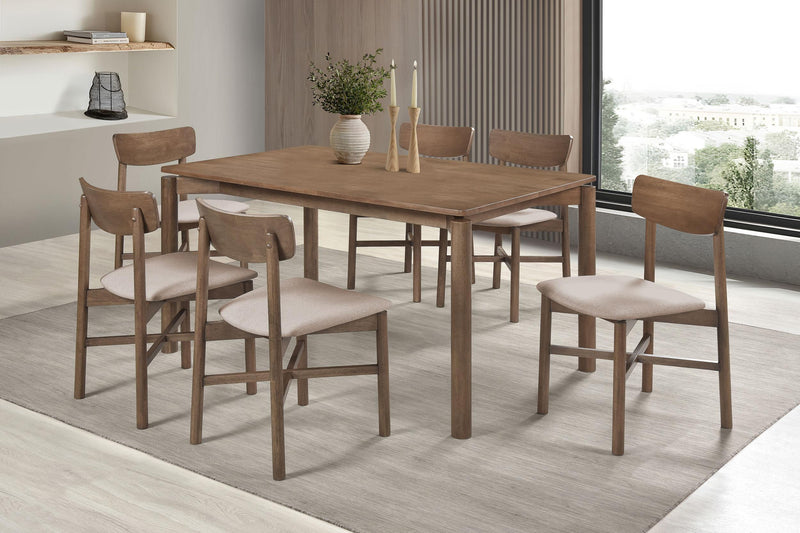 Parkridge 59-inch Rectangular Dining Table Natural Walnut - 108561