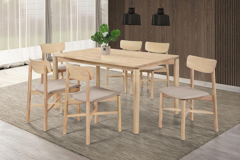 Parkridge 59-inch Rectangular Dining Table White Washed - 108551