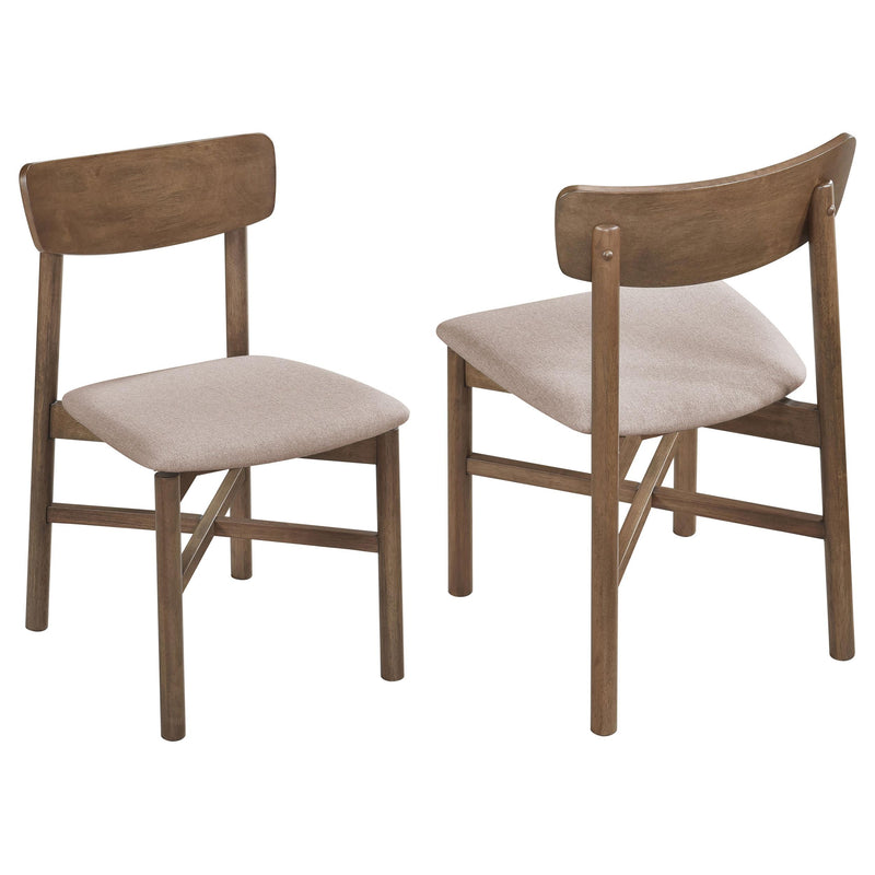 Parkridge Dining Side Chair Natural Walnut (Set of 2) - 108562