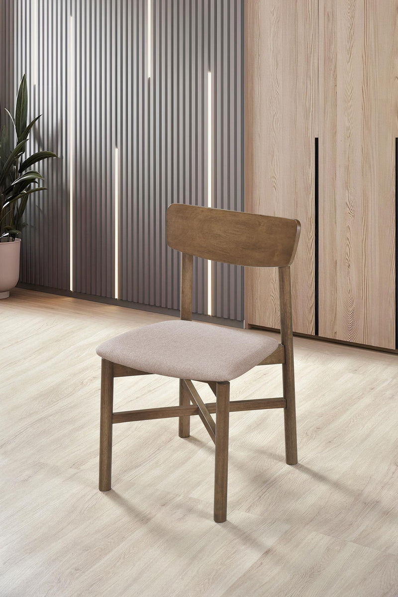 Parkridge Dining Side Chair Natural Walnut (Set of 2) - 108562