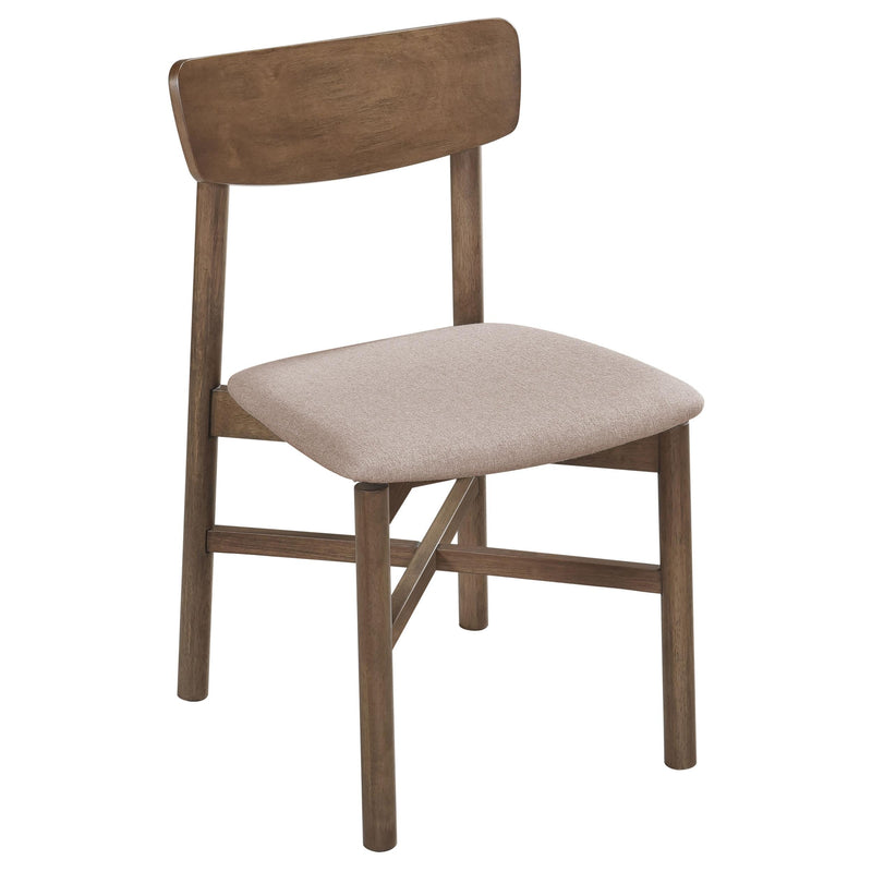 Parkridge Dining Side Chair Natural Walnut (Set of 2) - 108562