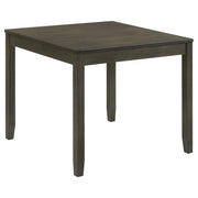 Parkwood 5-piece Square Dining Table Set Dark Ash Brown - 150410