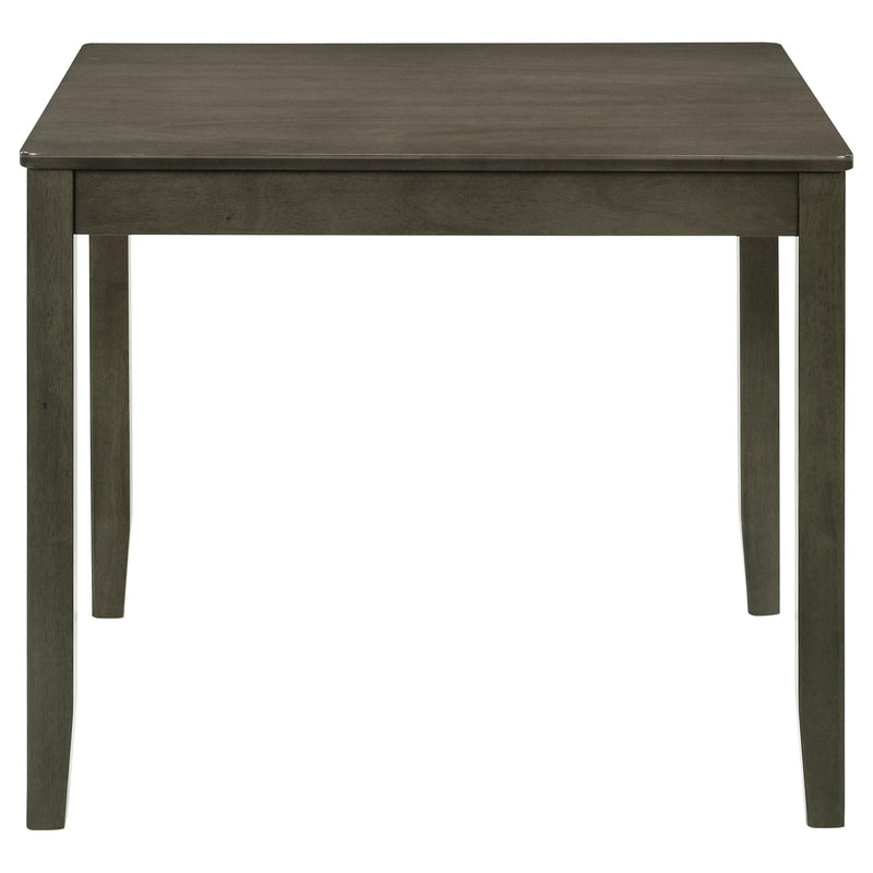 Parkwood 5-piece Square Dining Table Set Dark Ash Brown - 150410