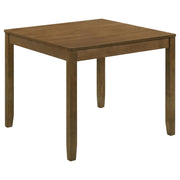 Parkwood 5-piece Square Dining Table Set Honey Brown - 150400