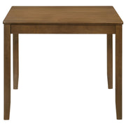Parkwood 5-piece Square Dining Table Set Honey Brown - 150400