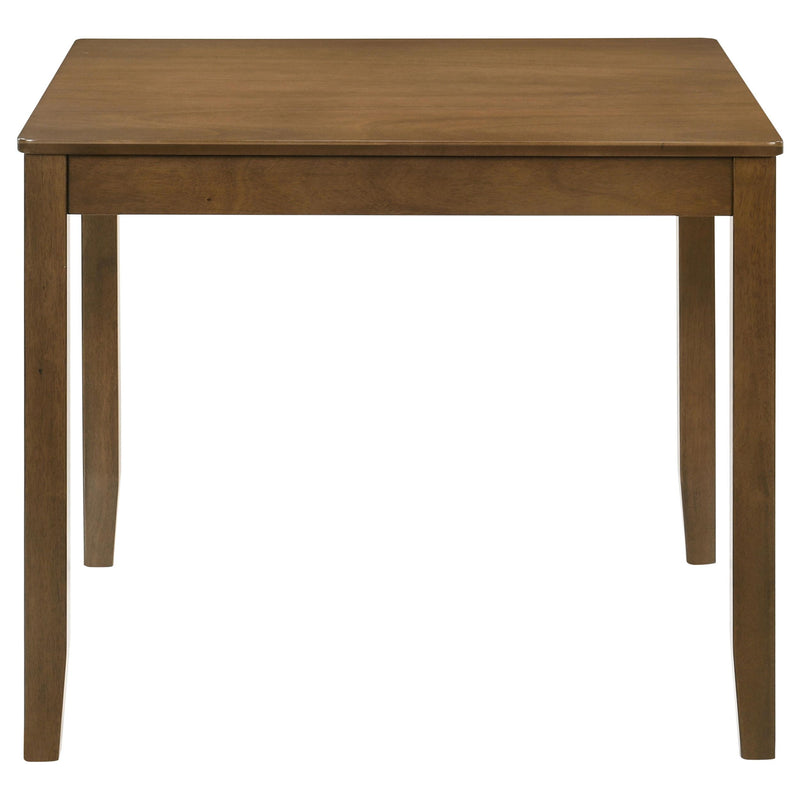 Parkwood 5-piece Square Dining Table Set Honey Brown - 150400
