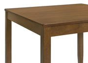 Parkwood 5-piece Square Dining Table Set Honey Brown - 150400