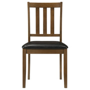 Parkwood 5-piece Square Dining Table Set Honey Brown - 150400