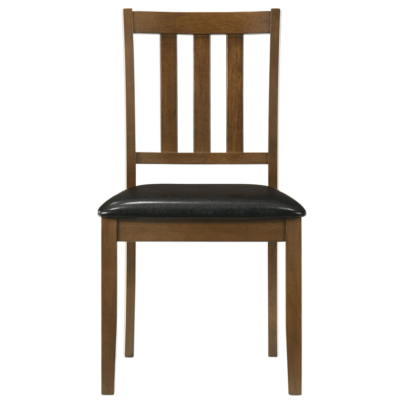 Parkwood 5-piece Square Dining Table Set Honey Brown - 150400