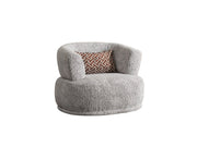 Parma 3-pieces (Sofa & Loveseat & Chair) Livingroom Set Light Grey in Light Grey - 101-PARM-HIL40401-321