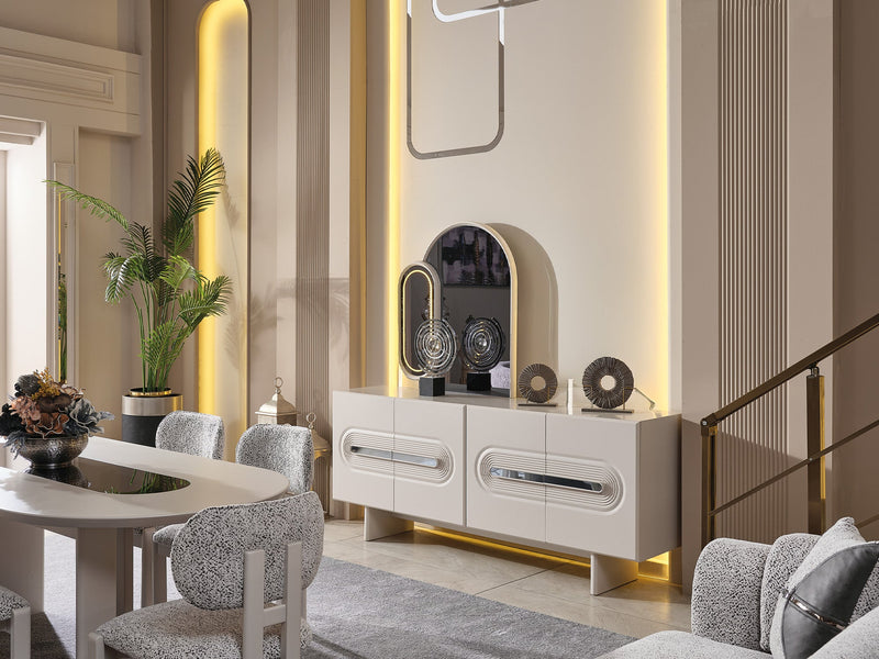 Parma Consol With Mirror - 115-PARM-CONM