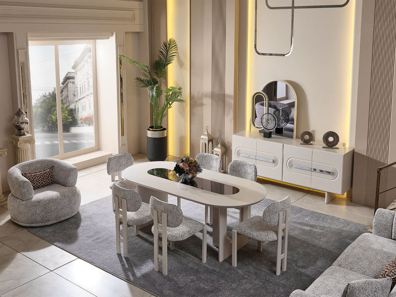 Parma Consol With Mirror - 115-PARM-CONM