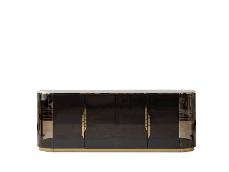 Parma Consol With Mirror - 200-GAB-PAR-CON