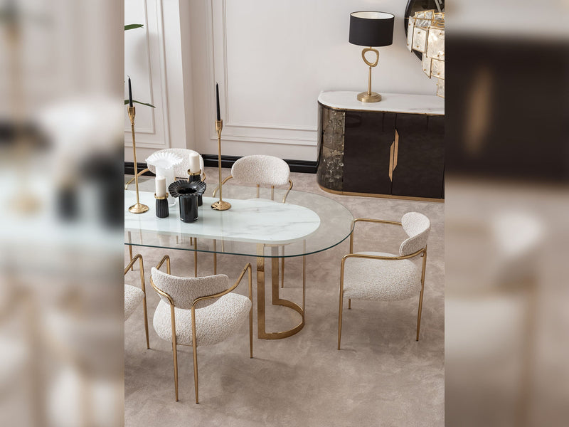 Parma Dining Table - 200-GAB-PAR-DT-6