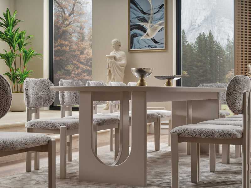Parma Diningroom (Consol With Mirror & Dining Table & 6 Dining Chair) - 115-PARM-DT-6-SET