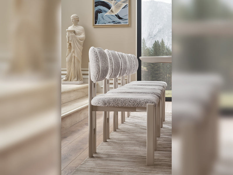 Parma Diningroom (Consol With Mirror & Dining Table & 6 Dining Chair) - 115-PARM-DT-6-SET