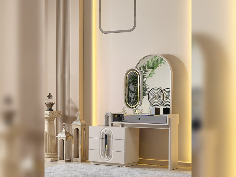 Parma Dresser With Mirror - 120-PARM-DRM