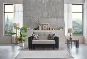 Parma Sleeper (Boss Cream) Living Room Set - Gate FurnitureLiving Room Set