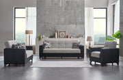 Parma Sleeper (Boss Cream) Living Room Set - Gate FurnitureLiving Room Set