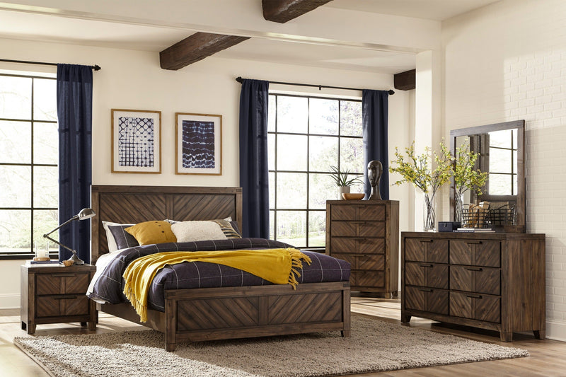 Parnell Rustic Panel Bedroom Set - Gate FurnitureBedroom Set